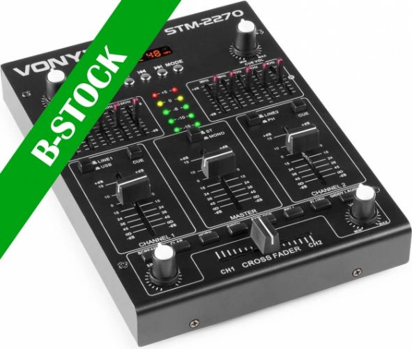 STM2270 4-Channel Mixer Sound Effects SD/USB/MP3/BT "B-STOCK"