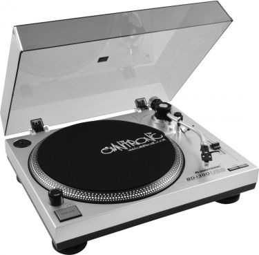 Omnitronic BD-1380 USB Turntable sil