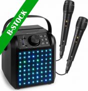 KAR50B Karaoke Speaker with LED Light Effect Black "B STOCK"