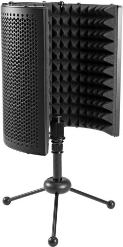 Omnitronic AS-04 Desk Microphone Absorber System, foldable incl. tripod