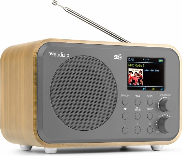 Milan DAB+ Radio with Battery Bamboo