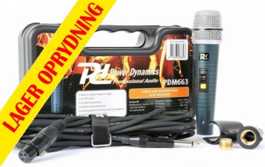 PDM663 Dynamisk Mikrofon i Etui