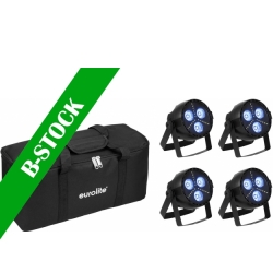 Eurolite Set 4x LED PARty Hybrid Spot + Soft Bag "B STOCK" TILBUD NU