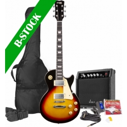 GigKit Electric Guitar Pack LP Style Sunburst "B-STOCK" TILBUD NU