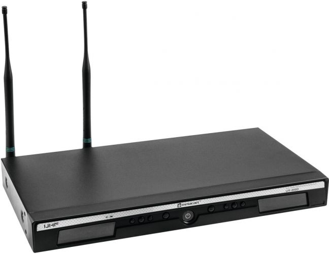 Relacart UR-222D 2-channel UHF Receiver 823-832 + 863-865 MHz