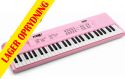 KD54 54-Tangenters Elektronisk Keyboard med Genopladeligt Batteri - Pink KD54 54-Tangenters Elektronisk Keyboard med Genopladeligt Batteri - Pink
