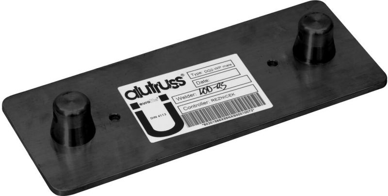 Alutruss DECOLOCK DQ2-WPM Wall Mounting Plate MALE bk