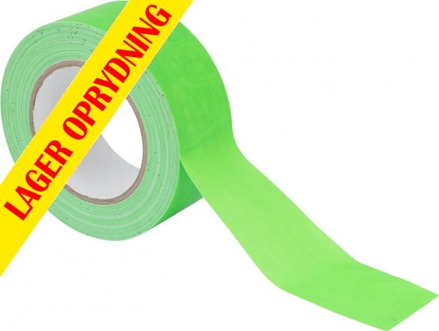 Eurolite Gaffa Tape 50mm x 25m, neon green, uv active