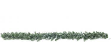 Europalms Fir garland, snowy, PE, 180cm