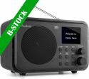 DAB Radio / Internet Radio, Milan DAB+ Radio with Battery Black "B-STOCK"