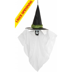 Halloween Dekoration, Animeret Figur Med Lys- og Lydeffekter, Svævende Spøgelse,