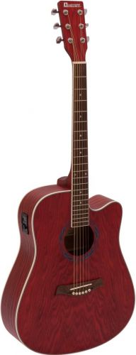 Dimavery JK-510 Western Guitar, cutaway, grained