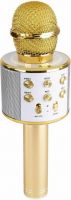 KM01 Karaoke Mic with built-in Speakers BT/MP3 Gold KM01 Karaoke Mic with built-in Speakers BT/MP3 Gold