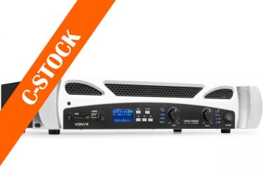 VPA1000 PA Amplifier 2x 500W Media Player with Bluetooth "C-STOCK"