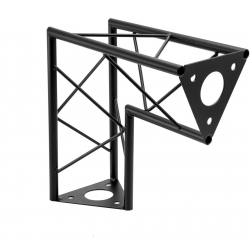 DECOTRUSS SAC-25 Corner \\/ 90°, black TILBUD NU