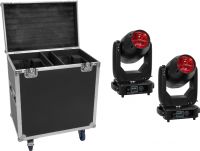 Eurolite Set 2x LED TMH-S400 CMY + Case with wheels