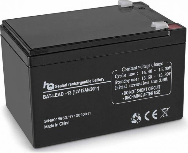 Oppladbart bly-syre batteri 12V 12Ah