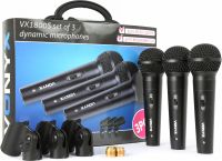 VX1800S Dynamic Microphone set 3 pieces