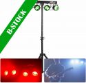 Lys & Effekter, PartyBar11 Set 4 x COB Par 20W "B-STOCK"