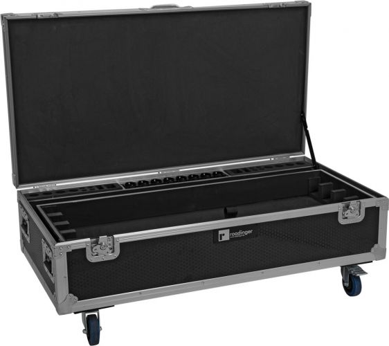 Roadinger Flightcase 8x AKKU IP Pixel Tube 360° PRO CRMX with charging function and wheels