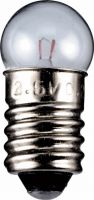 Dværglampe - 24V / 125mA / 3W Globe, E10 sokkel Dværglampe - 24V / 125mA / 3W Globe, E10 sokkel
