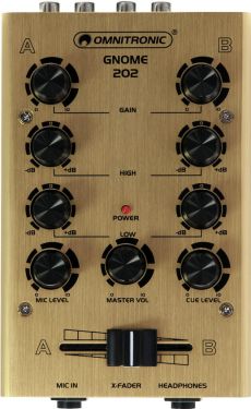 Omnitronic GNOME-202 Mini Mixer gold