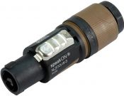 NEUTRIK Speakon Cable Plug 2-pin NL2FXX-W-S