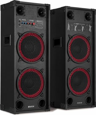 SPK-210 PA Active Speaker Set 2 x 10” BT