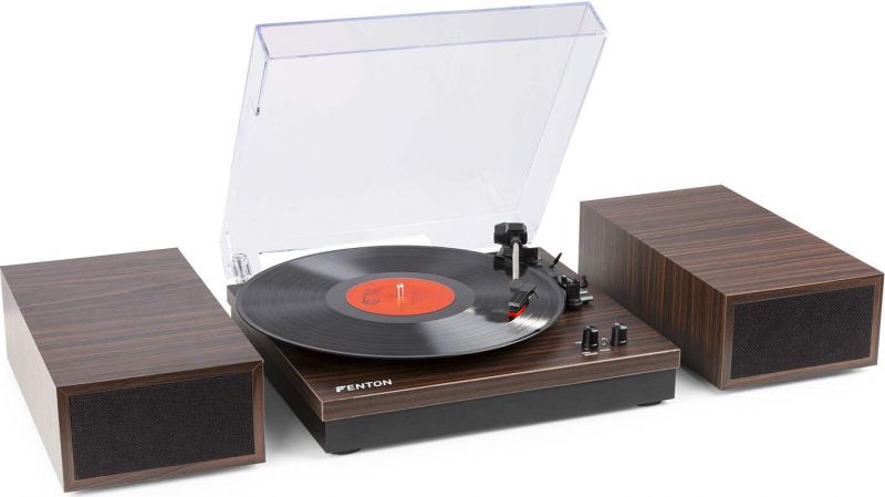 RP165D Record Player Set Dark Wood
