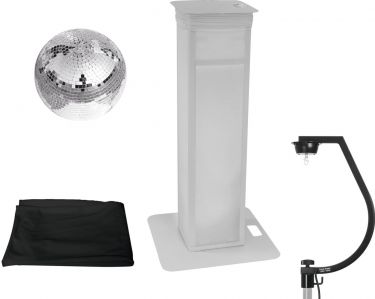 Eurolite Set Mirror ball 30cm with stage stand variable + Cover black