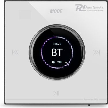 Powerline B100W In Wall Audio Amplifier BT/LCD White
