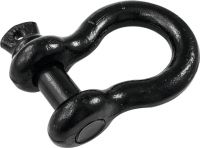 SAFETEX Shackle 22mm black with Screwbolt