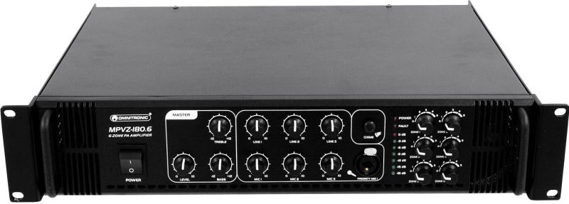 Omnitronic MPVZ-180.6 PA Mixing Amplifier