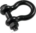Diverse, SAFETEX Shackle 22mm bk with Bolt, Mother, Splint