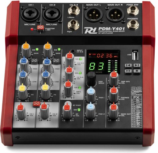 PDM-Y401 Studio Music Mixer 4-Ch