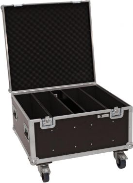 Roadinger Flightcase 4x LED PLL-480 with wheels