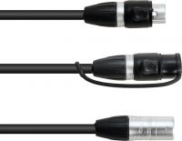 Eurolite Adapter Cable DMX IP XLR 3-pin(m)/2xIP XLR 3-pin(f)