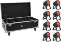 Diverse, Eurolite Set 8x AKKU IP PAR 7 QCL CRMX MK2 + Case with charging function