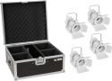 Diverse, Eurolite Set 4x LED THA-20PC TRC Theater Spot wh + Case