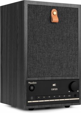Canzo WIFI Internet Radio med DAB+/FM i stilfuldt design og med god lyd, Mørk grå