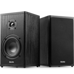 BS20 Active Bookshelf Speaker Set with Battery Anthracite TILBUD NU