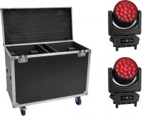Eurolite Set 2x LED IP TMH-H760 + Case with wheels