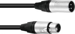PSSO XLR Cable 3-pin 1.5m bk Neutrik