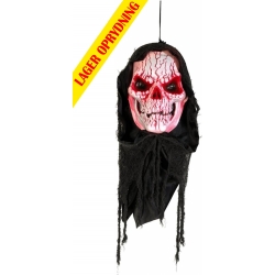 Halloween Dekoration, Animeret Figur med Lys- og Lydeffekter, Blodkranium, 80cm