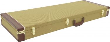 Dimavery Wooden Case for E-Guitars, tweed