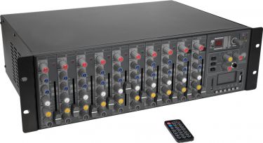 Omnitronic RM-1422FXA USB Rack Power Mixer