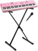 Børne Keyboard Sæt, Pakketilbud: 54 Tang., Mikrofon, Stativ (6-8 år)