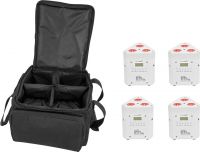 Eurolite Set 4x AKKU TL-3 TCL white + SB-4 Soft Bag