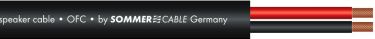 SOMMER CABLE Speaker cable 2x2.5 100m bk FRNC
