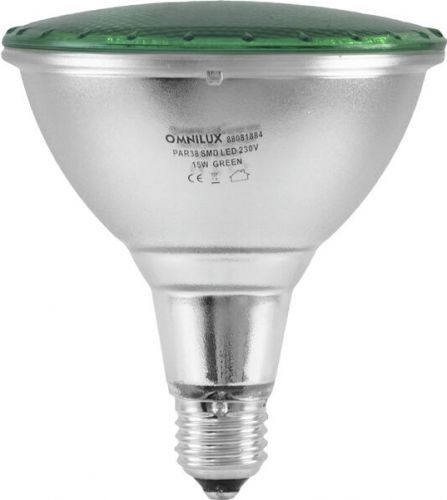Omnilux PAR-38 230V SMD 15W E-27 LED green